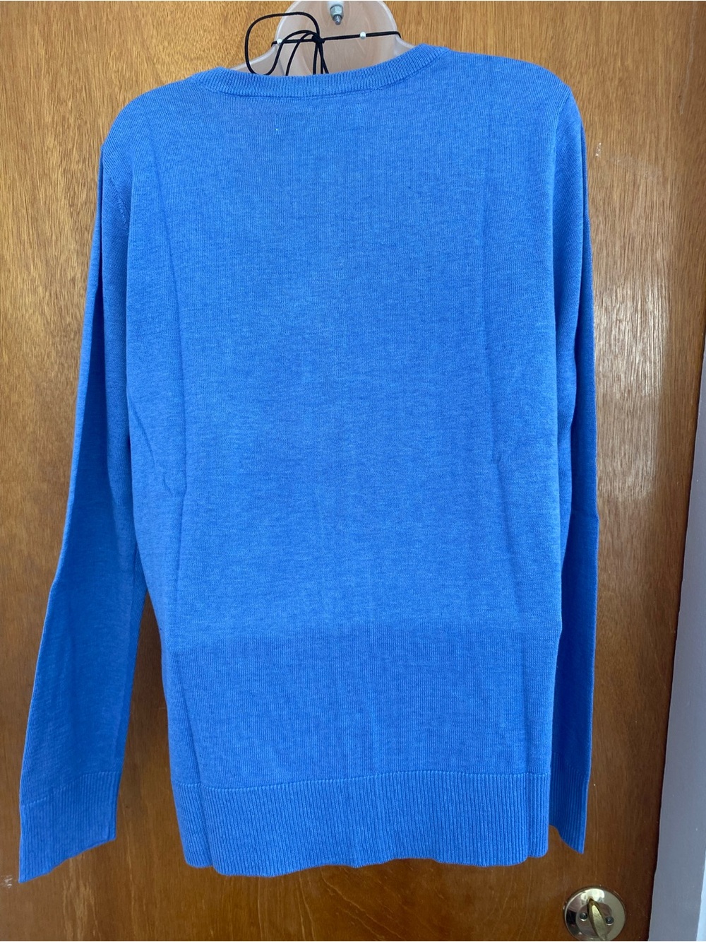 Amazon Essentials Soft Blue Button-Front Cardigan - Picture 5 of 6